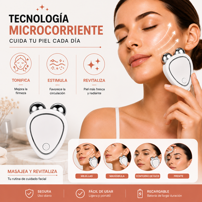 Masajeador Facial Microcorriente